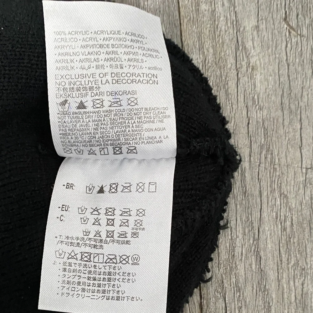 Nike Kids Black Knit Beanie